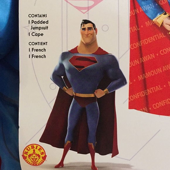 Superman DC League Boys Halloween Superhero Costume Size 2T - Picture 6 of 12